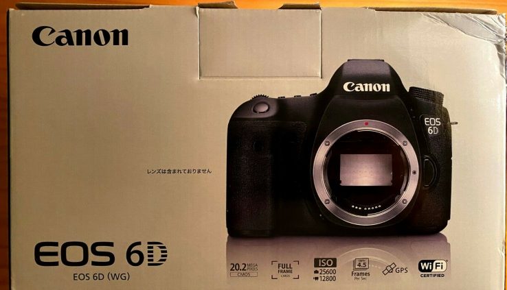 Canon EOS 6D 20.2MP Digital SLR Camera – Dim (Body Obedient), 8035B001