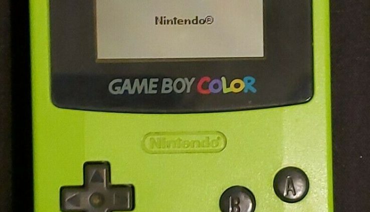 Gameboy Coloration Handheld – kiwi lime green