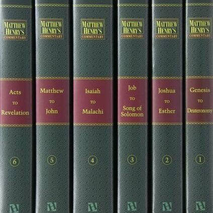 Matthew Henry’s Commentary on the Entire Bible, 6 Volumes