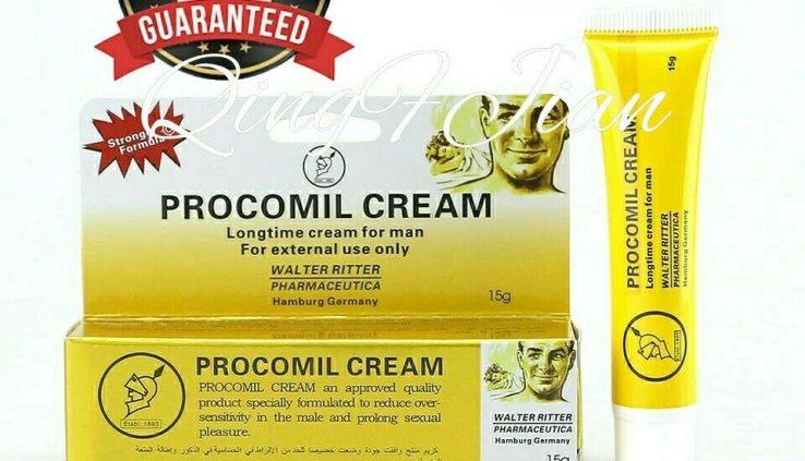 100% Guarantee PROCOMIL DELAY CREAM Spray 15g Untimely  Brush Big Sturdy Males