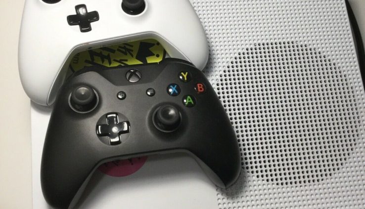 Xbox One S With 2 Controllers