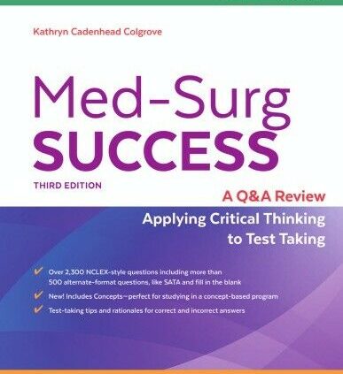 🔥Med-surg success Q&A review applying serious pondering to tst taking [P-D.F]🔥