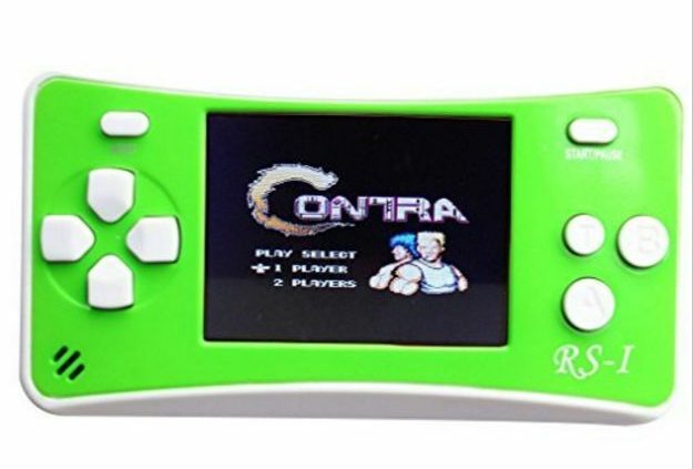 8-Bit Retro 2.5″ COLOR LCD 150+ Video Video games Transportable Handheld Console (Inexperienced)