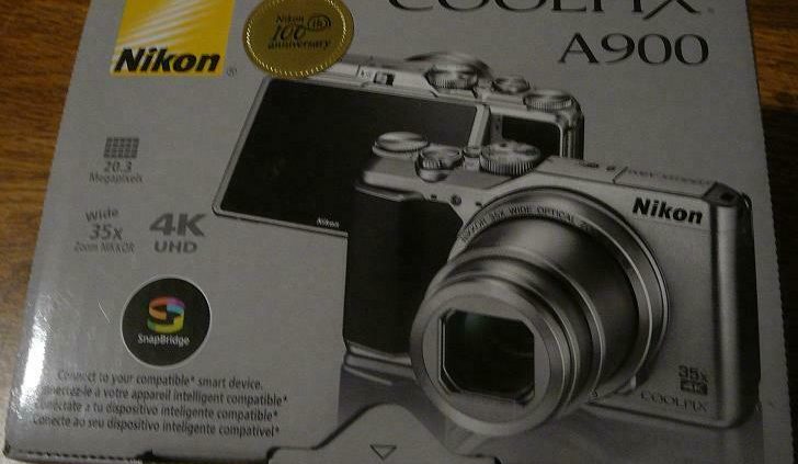 NEW Nikon COOLPIX A900 Silver Digital Camera 20MP 4K UHD 3″TiltLCD FreePrioirity