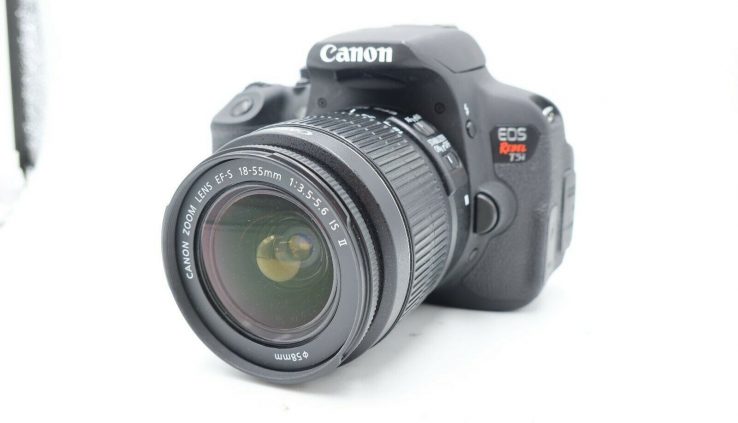 Canon EOS Riot T5i digicam physique w/ 18-55mm IS II lens (U123445)