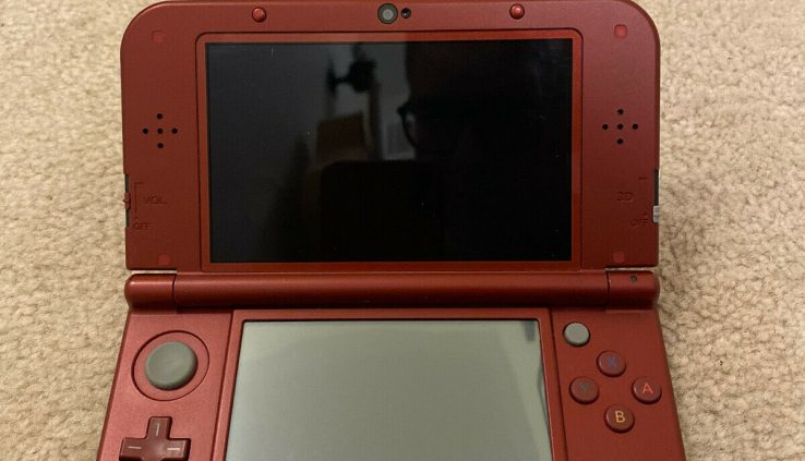 Nintendo Unique 3DS XL Console w/ R4 Card and 100gb Storage – Crimson