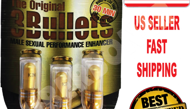 #1 ORIGINAL 3 BULLETS FAST ACTING MALE SEXUAL PERFORMANCE ENHANCER 🍑🍆🍑🍆🔥🔥