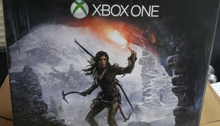 Microsoft Xbox One Upward thrust of the Tomb Raider Bundle 1TB Shadowy Console Brand Fresh