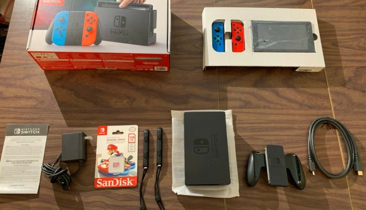 Nintendo Switch Console (Pleasure-Cons) — With Field + 128 GB SD Card