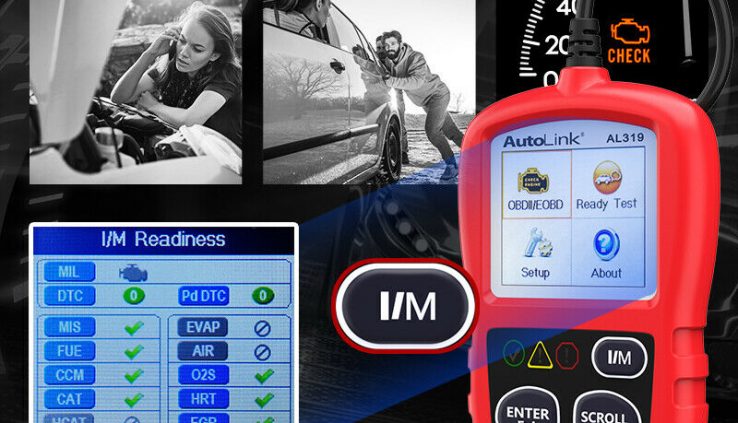 Autel AL319 OBD EOBD CAN OBD2 Code Reader Auto Diagnostic Machine Automobile Check Engine