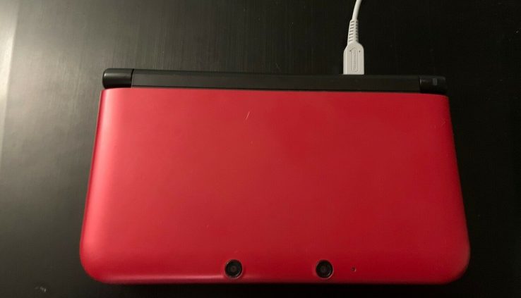 Nintendo OLD 3DS XL CFW MODDED 4GB READ DESCRIPTION GUC LUMA RED BLACK