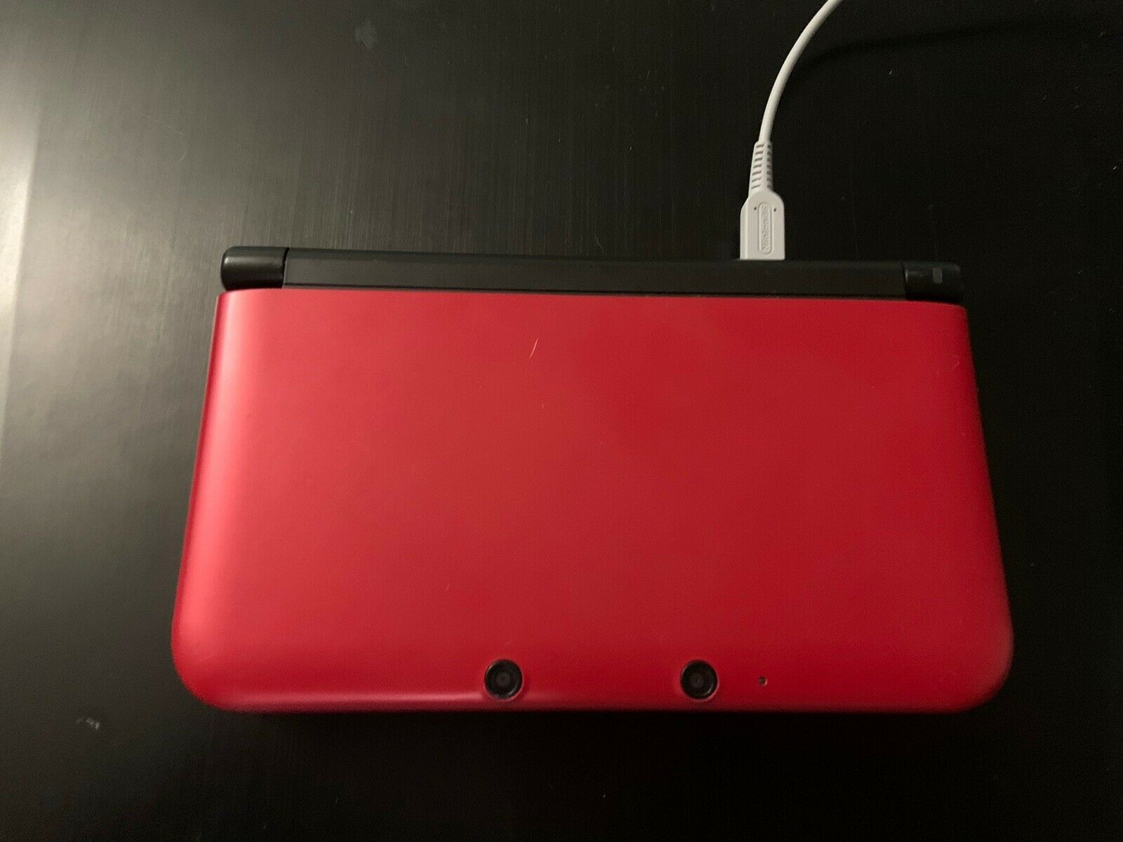 Nintendo OLD 3DS XL CFW MODDED 4GB READ DESCRIPTION GUC LUMA RED BLACK ...