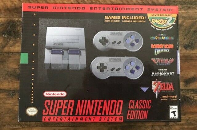 Mini SNES Classic Edition Device Console NEW 21 Games