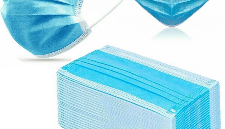 50PCS 3-Layer Disposable Anti-flu Anti-virus Happy Deepest Retaining ca