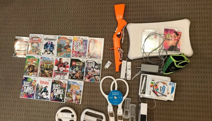 Wii Console, 19 Video games And Acessories