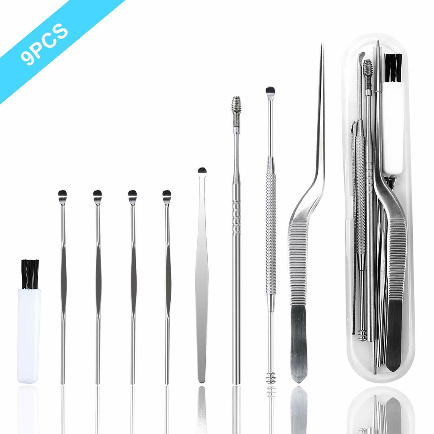 9Pcs Knowledgeable Ear Cleaning Equipment 360° Ear Wax Elimination
