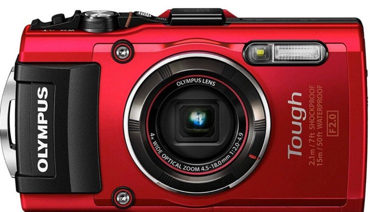 Olympus Advanced TG-6 12MP Water-resistant Wi-Fi Digital Digital camera (Red)