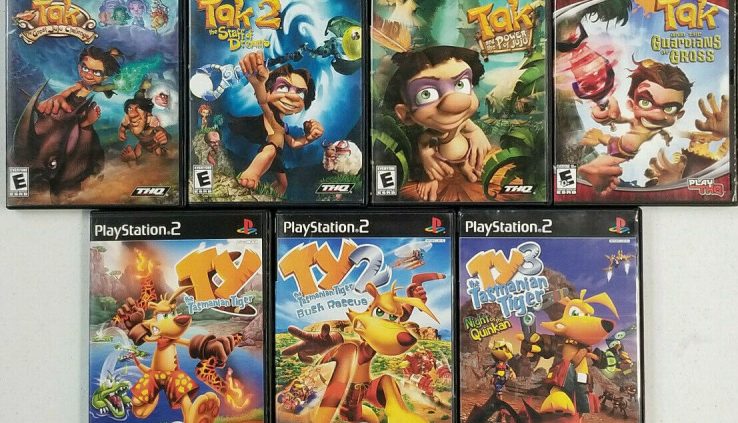 Ratchet & Clank, Tak, Sly Cooper, Ty Tasmanian Tiger Ps2 PS2 – TESTED