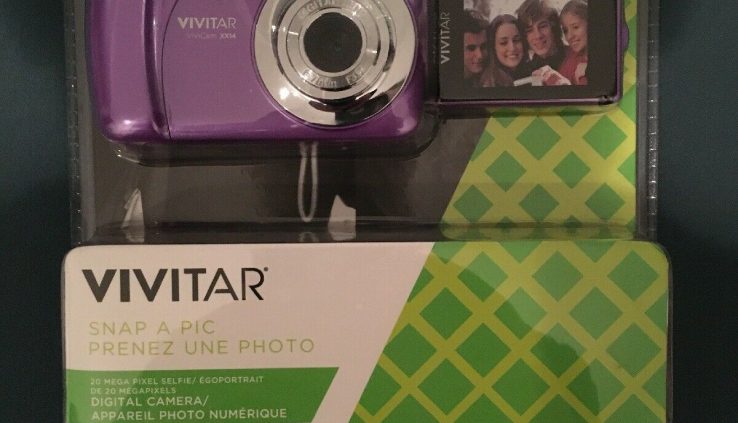 Vivitar VXX14 20MP 4x Optical Zoom Digital Camera Purple
