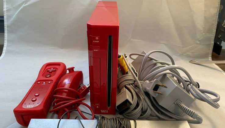 Nintendo Wii Cramped Edition Crimson twenty fifth Anniversary Mario Console – Free Shipping!