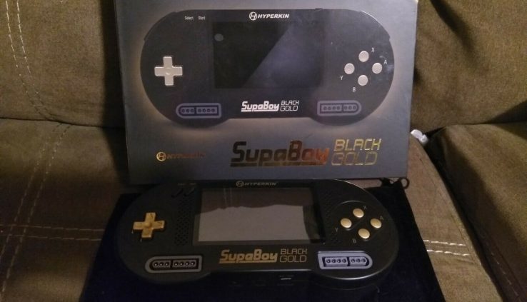 Hyperkin SupaBoy Shadowy Gold Version Portable Pocket Console