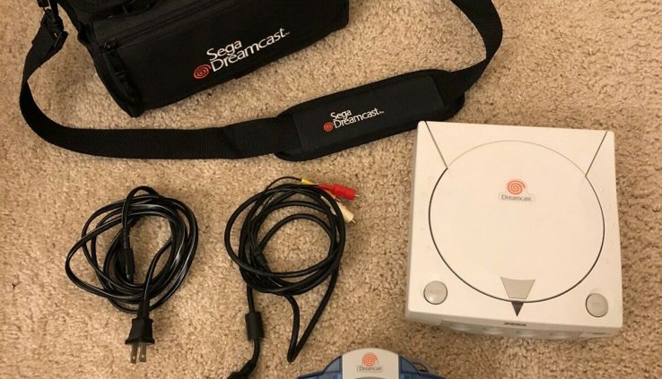 SEGA Dreamcast White Console/Controller/Wires/Elevate Catch – MADE IN JAPAN