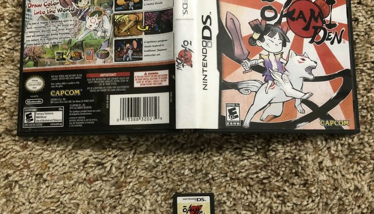 OKAMIDEN ( OKAMI DEN ) – NINTENDO DS , 2DS , 3DS , USA VERSION , RARE