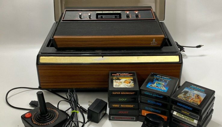 Vintage Atari CX-2600 Video Computer Blueprint w/ Sport Heart, Video games, Controllers