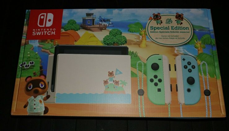 Nintendo Switch Console Animal Crossing New Horizons Dinky Edition In Hand!!!