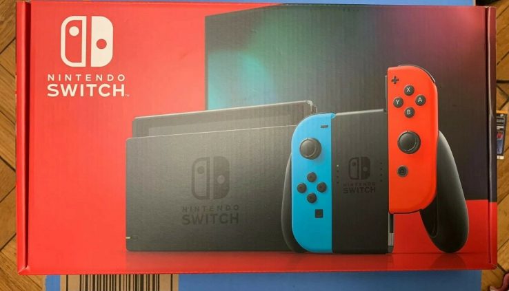 Nintendo Swap Console V2 Neon Blue Red Pleasure-Con IN HAND FAST SHIPPING