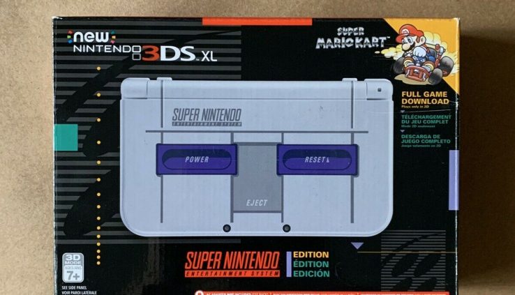 Recent Nintendo 3DS XL SNES Version W/Big Mario Kart Download