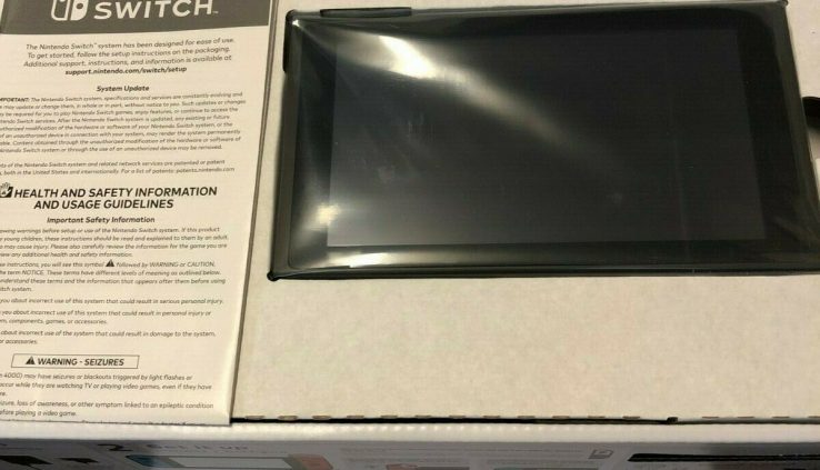 Stamp original Nintendo Switch CONSOLE- TABLET ONLY V2 Upgraded Battery As a lot as 9 hours