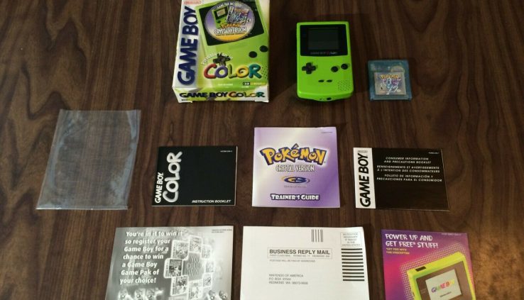 Nintendo Game Boy Color Pokemon Crystal Minute Edition Kiwi Arrangement — Total