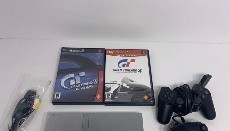 PS2 Slim Bundle. With 2 Games!