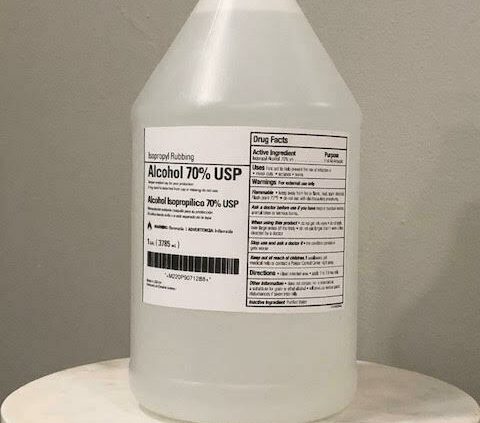 70% Isopropyl Alcohol One (1) Gallon