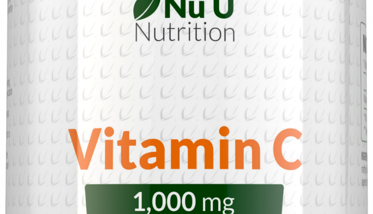 Vitamin C 1000mg 180 Tablets (6 Month’s Provide) Ascorbic Acid by Nu U Nutrition