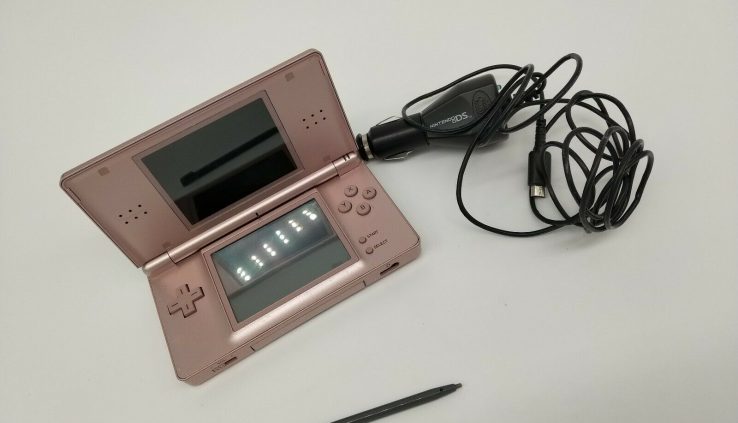 Nintendo DS Lite  Crimson Handheld System Console Automobile Charger works