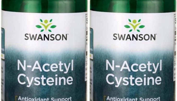200 Caps Swanson NAC N-Acetyl Cysteine 600mg Liver Properly being Antioxidant + Bonus