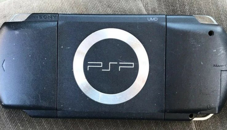 Sony PSP 2001 Slim – Works Stout Has Battery – No Mask Memory Stick Wire Chgr