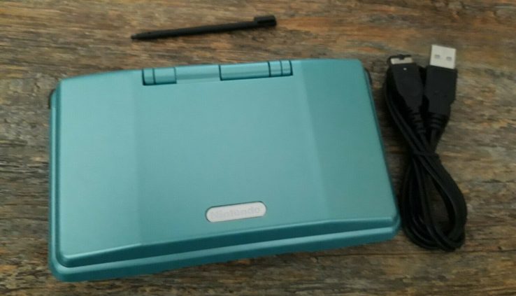 Nintendo DS Commence Edition Turquoise Blue Handheld Machine examined works 100%