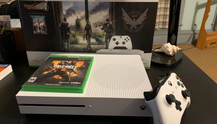 XBOX One S 1TB with 2 Controllers And Black Ops 4