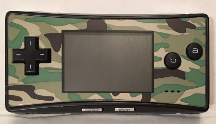 Nintendo Sport Boy Micro Console Murky with Camo Faceplate Mannequin# OXY-001