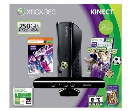 Xbox 360 250GB With Kinect Holiday Cost Bundle Very Edifying 4Z