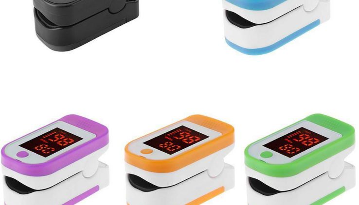 SpO2 Finger tip Pulse Oximeter Blood Oxygen meter Heart Rate LED Affected person Notice