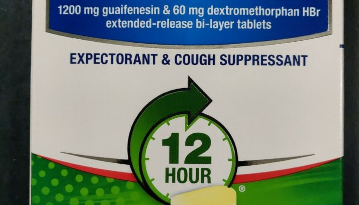 Mucinex DM Expectorant & Cough Suppressant 12 Hour Controls Cough 14 Tablets
