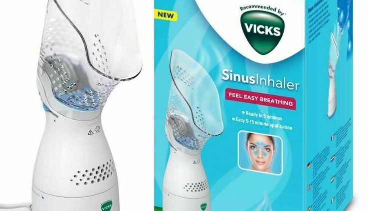 @Vicks Sinus Steam Inhaler VH200 Sinusitis Colds Hypersensitive reactions Reduction,Clear-nick Breathing