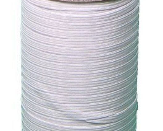 White Braided Elastic 1/8″ Roll 288 Yards for stitching, Washable and dry washer-friendly