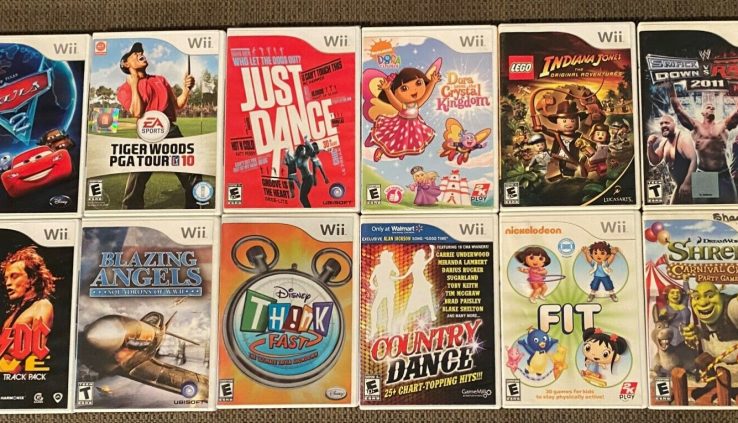 NINTENDO WII GAMES!! Earn & Consume Video Games!!! *MINT***COMPLETE*** LOT 1