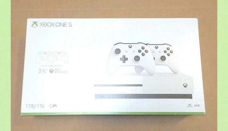 Xbox One S 1TB Bundle with 2 Controllers 234-00803
