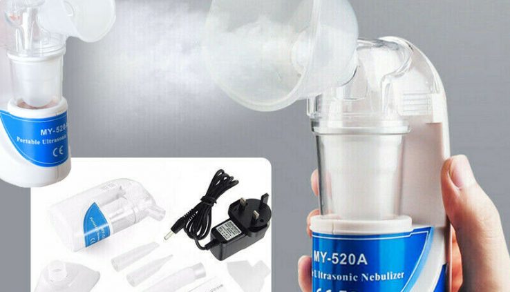 Moveable Ultrasonic Inhaler Asthma Humidifier Respirator Machine Handheld Adult